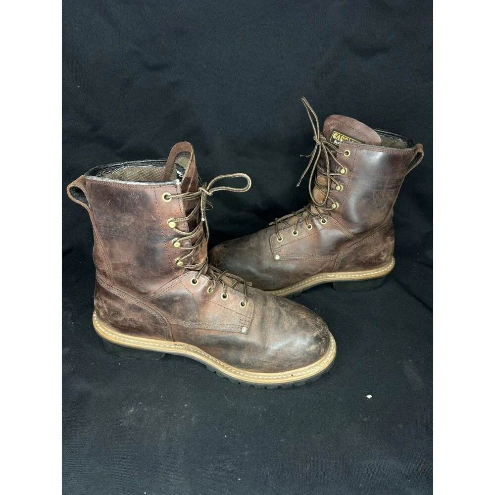 Carolina Boots Mens Waterproof Insulated Met Guard Loggers CA7821 Steel Toe 12 D